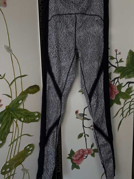 Avia Denim - Women's Black and White Patterned Performance legging